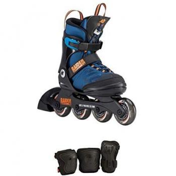 K2 Boys' Youth Raider Pro Pack (Inline Skates 1‑5) – Blue/Orange
