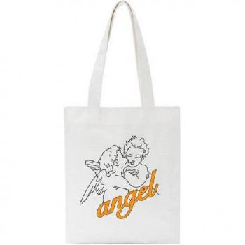 Casual Cartoon Print Canvas Bag