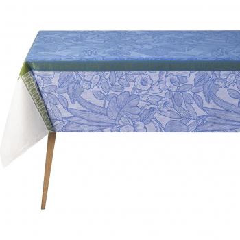 Nappe Lin Émeraude – Tropical Escape (175 × 175 cm)