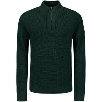 NO EXCESS Stehkragen-Jacquardpullover für Herren