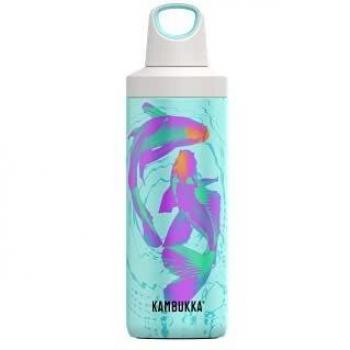 Kambukka 500 ml Neon Koi Isolierte Trinkflasche mit Twist‑Deckel