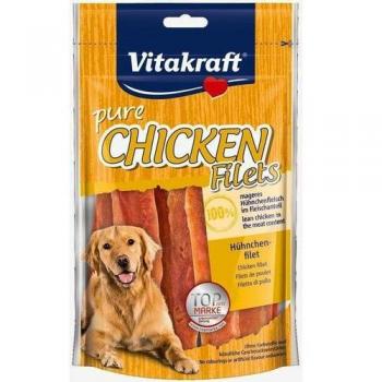 Vitakraft Pollo Filetti, Snack per Cani, 80 g di Gusto