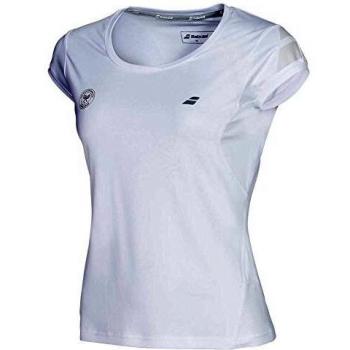 Femme Wimbledon Capsleeve de performance (Oberbekleidung) – BABOLAT – Blanc – L