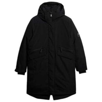 Women's Superdry City Fishtail Padded Coat (Black)