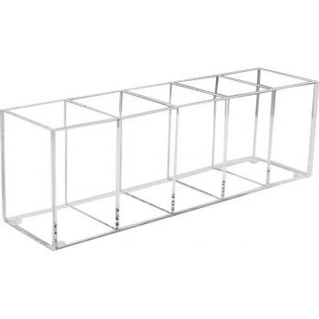 HUNYOO 5-Slot Acrylic Makeup Organizer