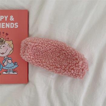 Sac de rangement en peluche d'agneau pour filles