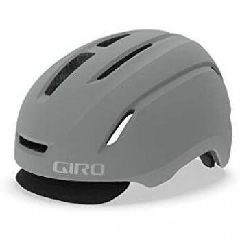 Unisex Caden LED Matte Grey Urban Helmet – 51–55 cm (Small)