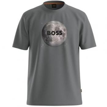 T-shirt a Maniche Corte BOSS Te Moon 10260136 Grigia L