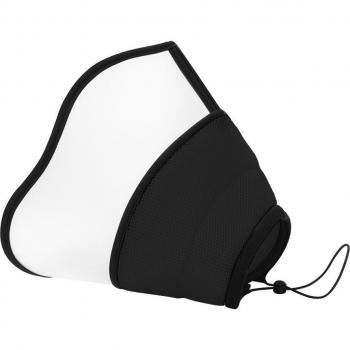 Collier anti-léchage & anti-rayures en mode récupération pour chiens et chats – noir, L