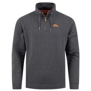 Black 4XL Brampton Brand ¼‑Zip Men’s Sweater (Weird Fish)