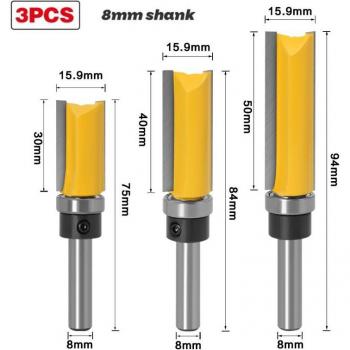 Fresa de 8 mm para Broca: Limpieza y Recorte al Ras