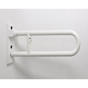 Barra de Soporte para WC Hewi Serie 801 Rojo D – 33 mm, 600 mm, Tono Blanco Puro