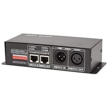 DMX512 RGB Controller 12/24VDC 3 Canali 8A ► 288/576W