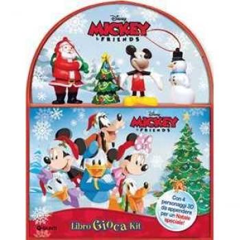 Natale. Mickey & friends. Libro gioca kit. Con 4 personaggi in 3D...