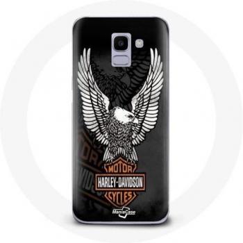 Coque Maniacase Harley Davidson Aigle pour Samsung Galaxy A8 2018