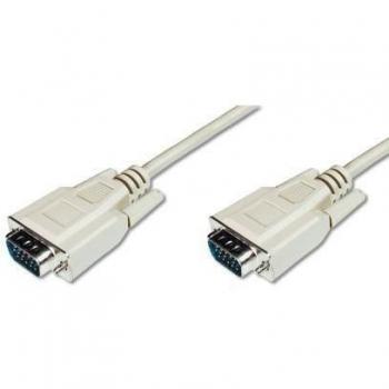 VGA Monitor connection cable, HD15 M/M, 1.8m, 3CF, be AK-310100-018-E