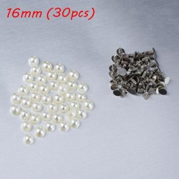 30/50pcs Pearl Rivets for Garment Decoration
