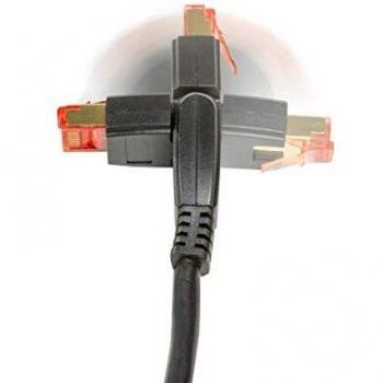 BIGtec 10m RJ45 gewinkeltes Netzwerkkabel CAT5 CAT6 CAT7