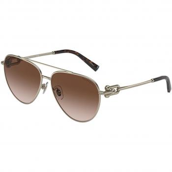 Tiffany & Co. TF3092 Asian Fit Sunglasses Gold Size 59