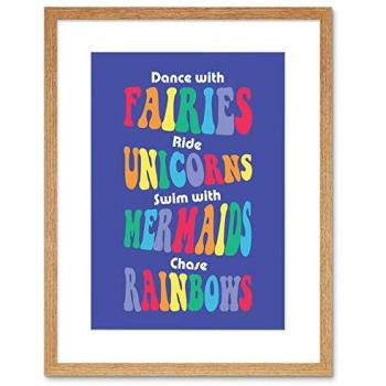 Celestial Fairy Tale Wall Decor – Unicorns, Mermaids & Rainbows