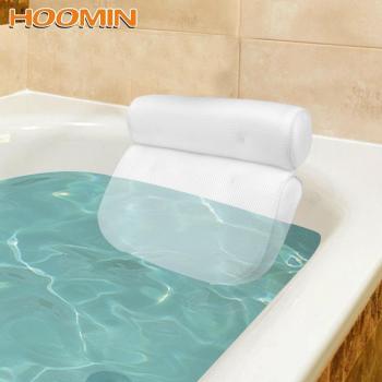 Non-Slip 3D Mesh Bath Pillow for Relaxation
