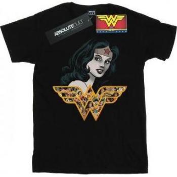 Wonder Woman Collage Retro Cotton