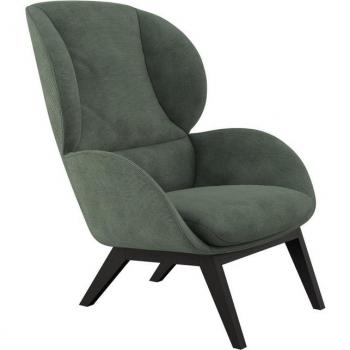 Flexlux Zwarte Houten Voet Lounge