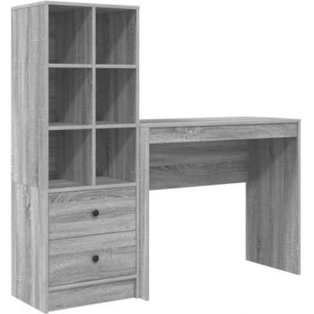 Bureau Moderne avec Rangement en Bois Sonoma