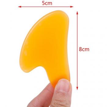 Piedra de jade Gua Sha para masaje y belleza, 1 unidad