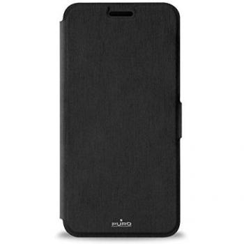 Custodia Flip Samsung Galaxy A5 (2016) Eco-Pelle con Vano Carta, Nero