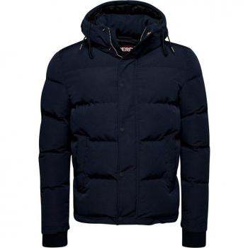 Superdry Piumino Trapuntato Everest Short Nordic Chrome Navy S
