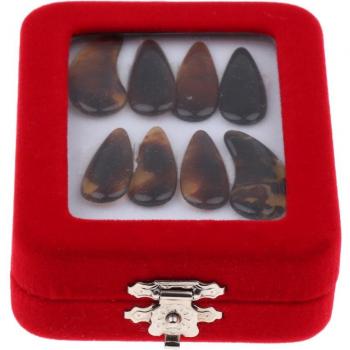 8-Count Guzheng Nail Pack with Case for Practice and Stage Use
