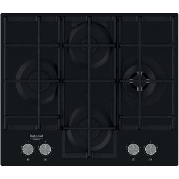 Hotpoint HAGS 62F/BK Placa de Gas 4 Zonas 59cm Negra