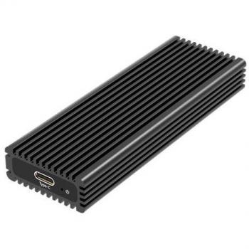 Black NVMe M.2 External Enclosure by DeltaCo