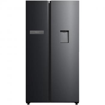 Bolero CoolMarket SBS 592 WD Dark – Frigorífico con Inverter Plus y Multi Airflow
