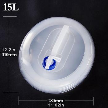 Seau d'eau pliable 10L