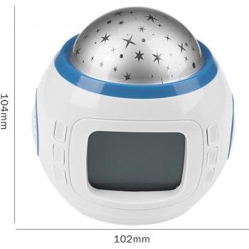 Reloj Despertador con Proyector de Estrellas