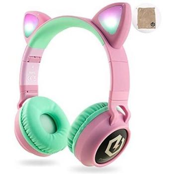 Faltbare Kindersound‑Kopfhörer PowerLocus mit eingebautem Mikrofon