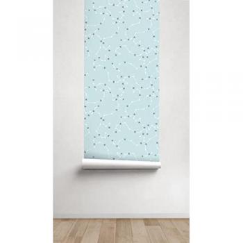 Papel Pintado Cósmico Azul para Niños