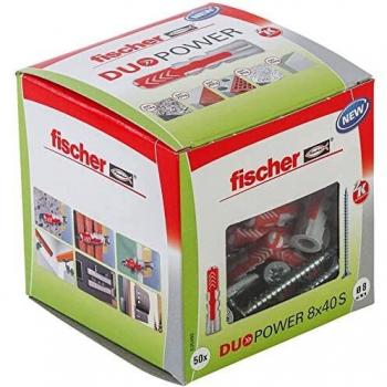 Fischer DuoPower 8 x 40 S Wall Plug with Screws