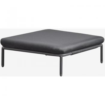 Pouf Roubly Gris Graphite pour Extérieur