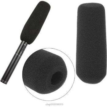Manchon pare-brise pour microphone d'interview 12cm