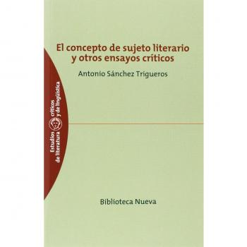 Concepto de sujeto literario y otros ensayos criticos,el