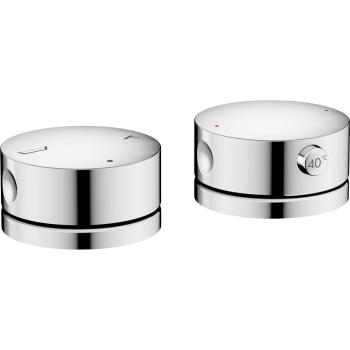 Hansgrohe AXOR One 2‑Loch Wannenrandarmatur 48470000 – Thermostat, Chrom