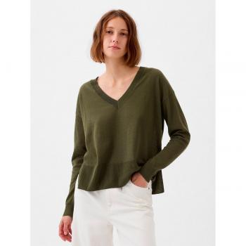 Gap Relaxed Fit Pullover Damen M Grün