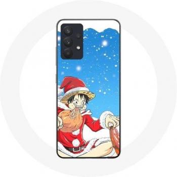 Coque pour Samsung Galaxy A13 4G / A13 4G Lite One Piece Luffy Noël 2023