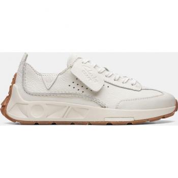 CLARKS CRAFT SPEED bianco, scarpe sneakers donna pelle lacci 39 EU