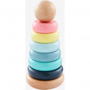 Juego de Apilamiento de Madera Multicolor
