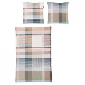 Irisette Bettwäsche MIMI 135 x 200 cm, Braun, Grau, Weiß, Satin