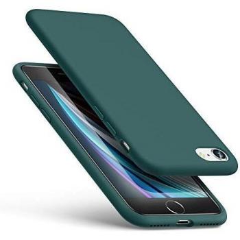 Cover in silicone liquido ESR per iPhone SE 3 e 2 (2022 e 2020), iPhone 8, Verde